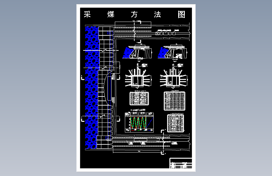 祁东煤矿1.2 Mta新井设计含4张CAD图-采矿工程