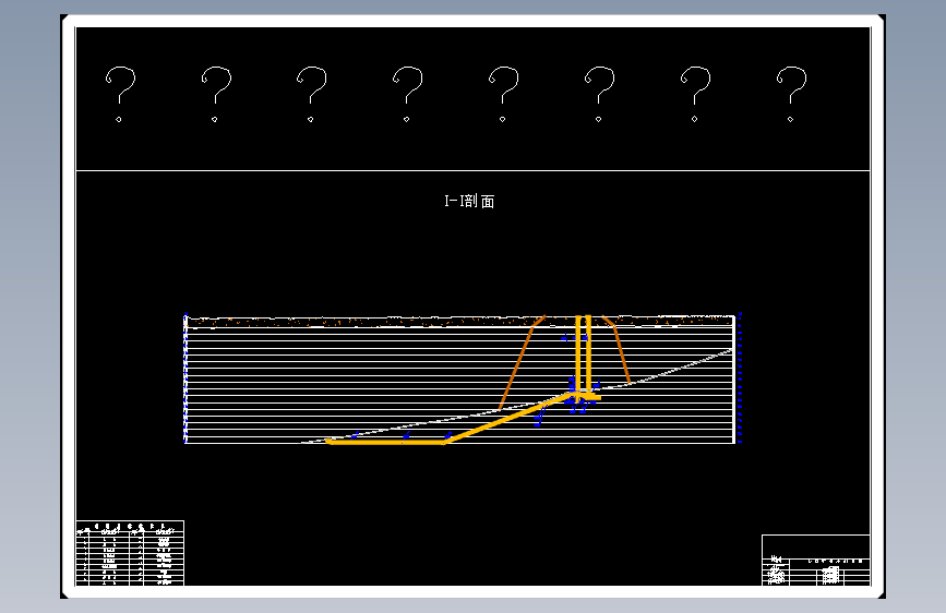 孙疃煤矿1.8Mta新井设计含3张CAD图-采矿工程 主视图