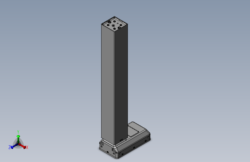 升降台dl19_SOLIDWORKS 2009_模型图纸下载 – 懒石网