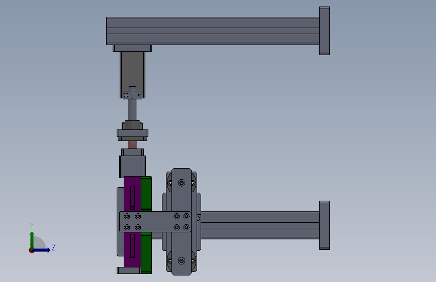 电芯定位组件3D数模图纸 Solidworks设计 左侧视图