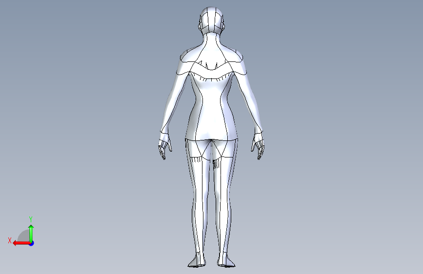 Y6798-人体模型+female-human-body+SW+SAT+STP+IGS+X_T+STL_STEP_模型图纸下载 – 懒石网
