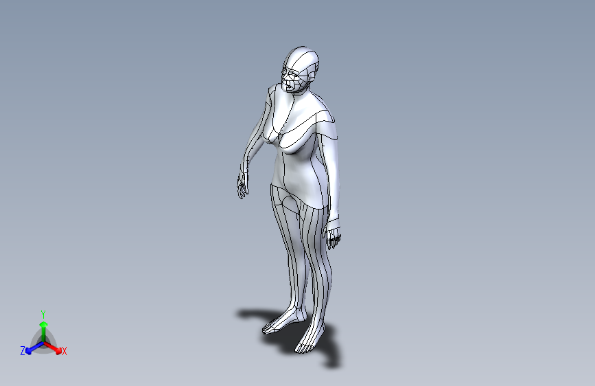 Y6798-人体模型+female-human-body+SW+SAT+STP+IGS+X_T+STL_STEP_模型图纸下载 – 懒石网