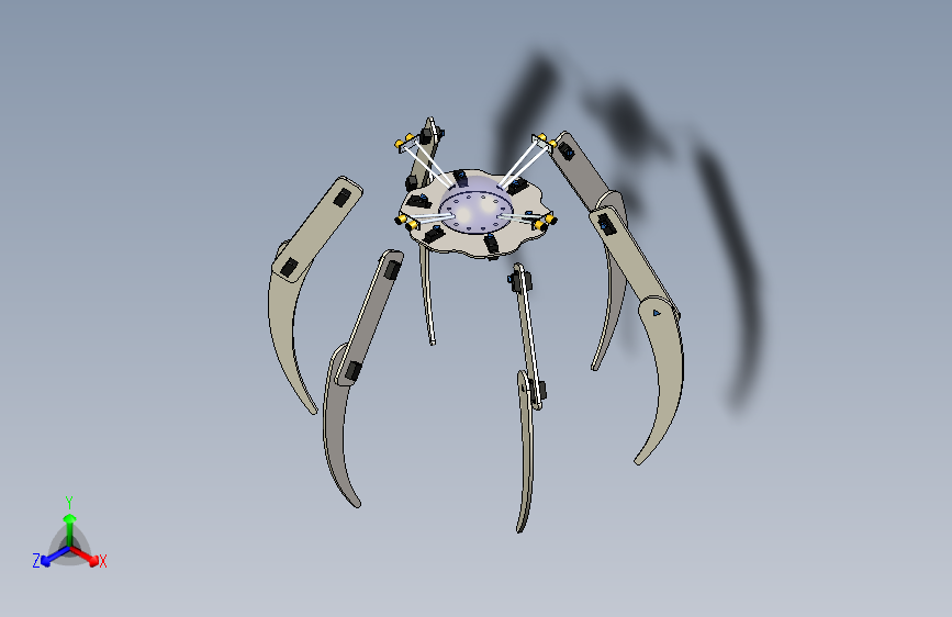 Y6930-仿生机械动物+Hexapod+Robot+SW