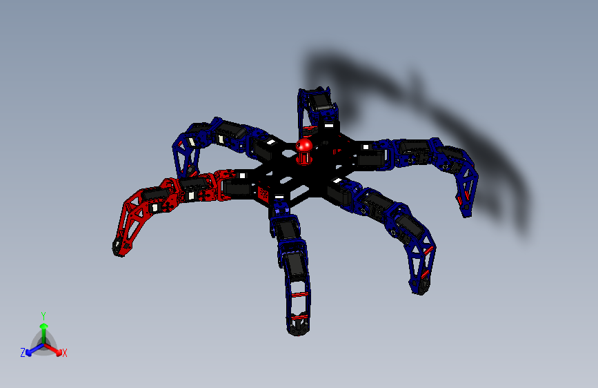 Y6932-仿生机械动物+hexapod5+SW