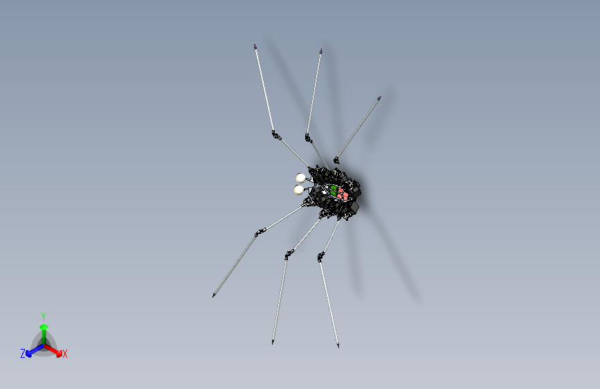 Y6939-仿生机械动物+hexapod-with-rc-servo+SW