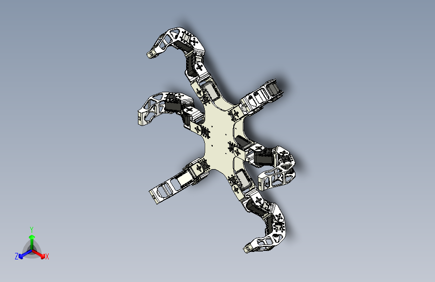 Y6964-仿生机械动物+quadruped-hexapod2+SW+STL