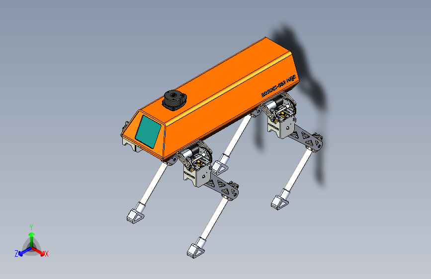Y6968-仿生机械动物+quadruped-robot-medium+sw+stp