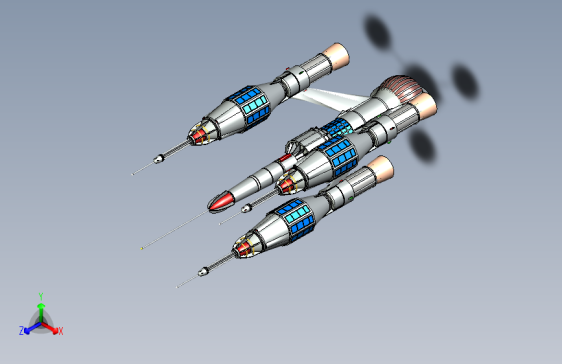 Y7058-宇宙飞船+liberator+SW+STP+STL