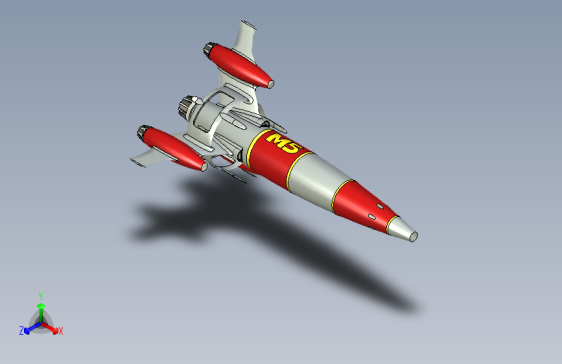 Y7063-宇宙飞船+missile+M5+mk2+SW+STL