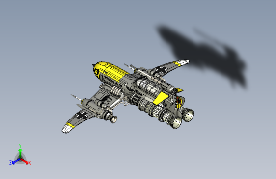 Y7061-宇宙飞船+Messerschmitt+709+Bussard+SW