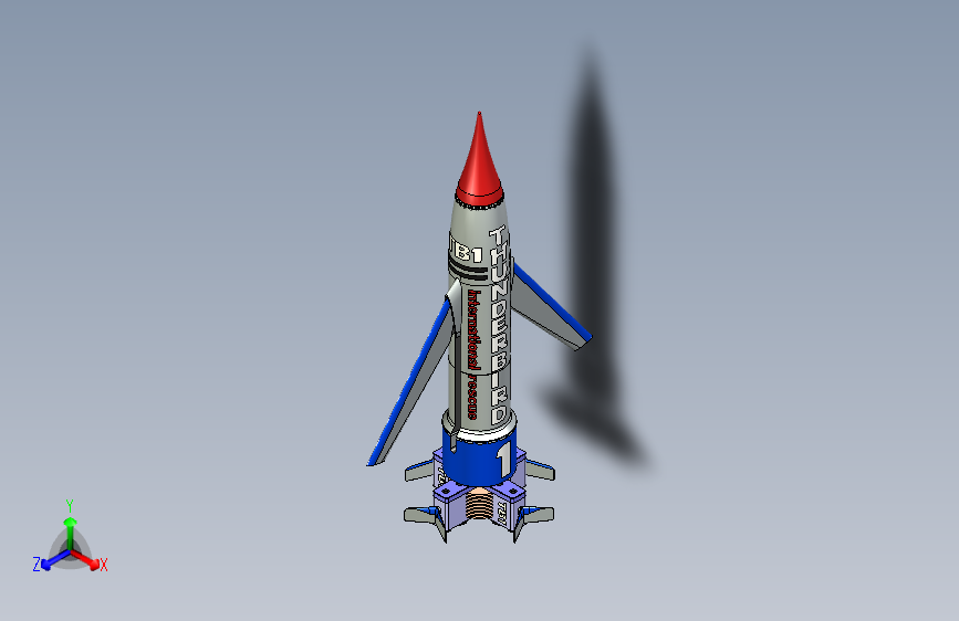 Y7094-宇宙飞船+thunderbird+SW+STP