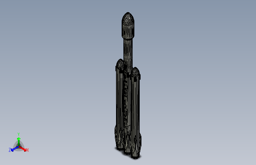Y7082-宇宙飞船+spacex-falcon-heavy-space-rocket+SAT+STP+IGS+STL