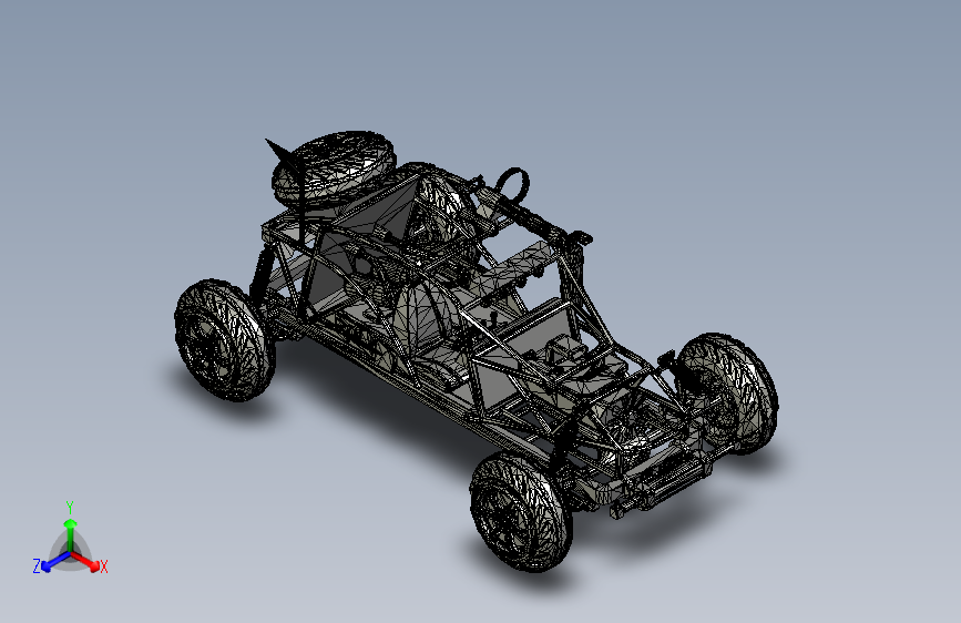 Y6612-卡丁车+钢管车+atv-buggy-design+OBJ+STP