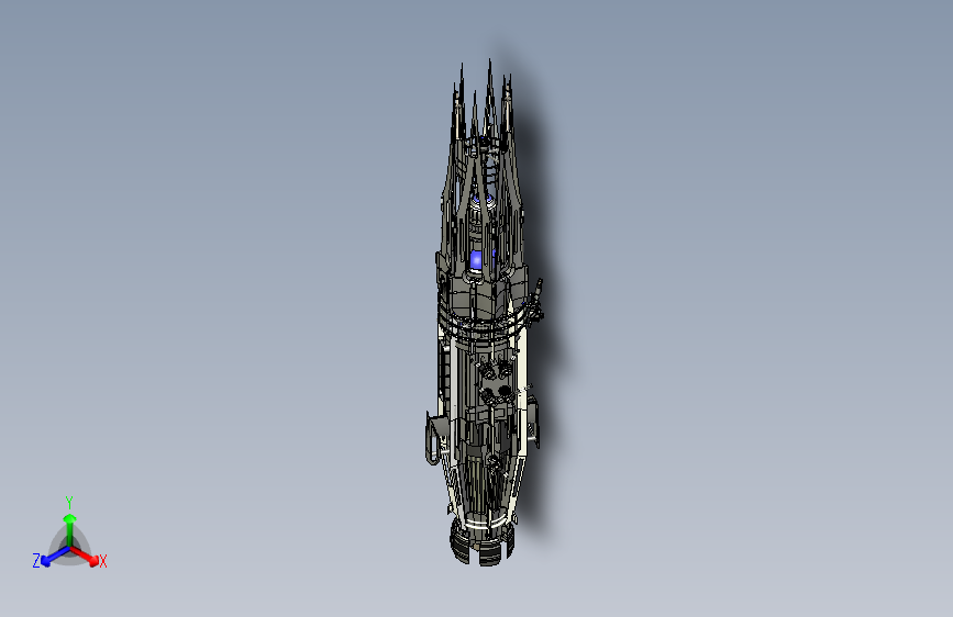 Y7109-宇宙飞船+ZorXX+Dreadnaught+SW