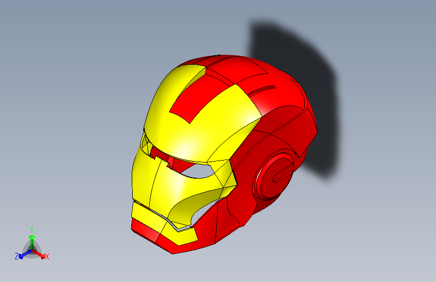 Y7141-头盔+iron-man-helmet-2+SW