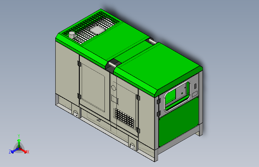 Y7242-发电机组+YanMarG32+00+diesel-generator+STP