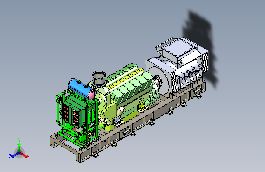 Y7260-发电机组+EDG+3000KVA+GE12V250+STEP