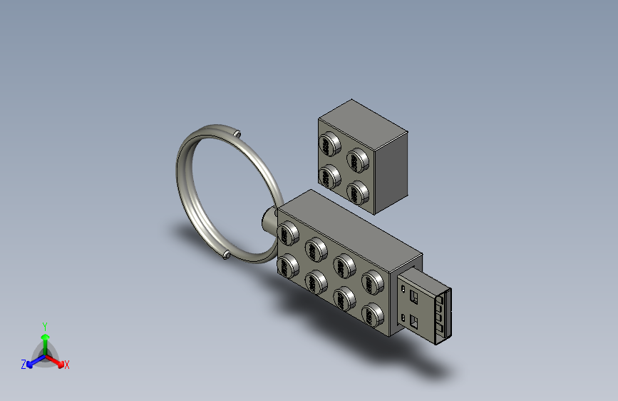 Y7290-电脑硬盘+lego-usb-disk+STP