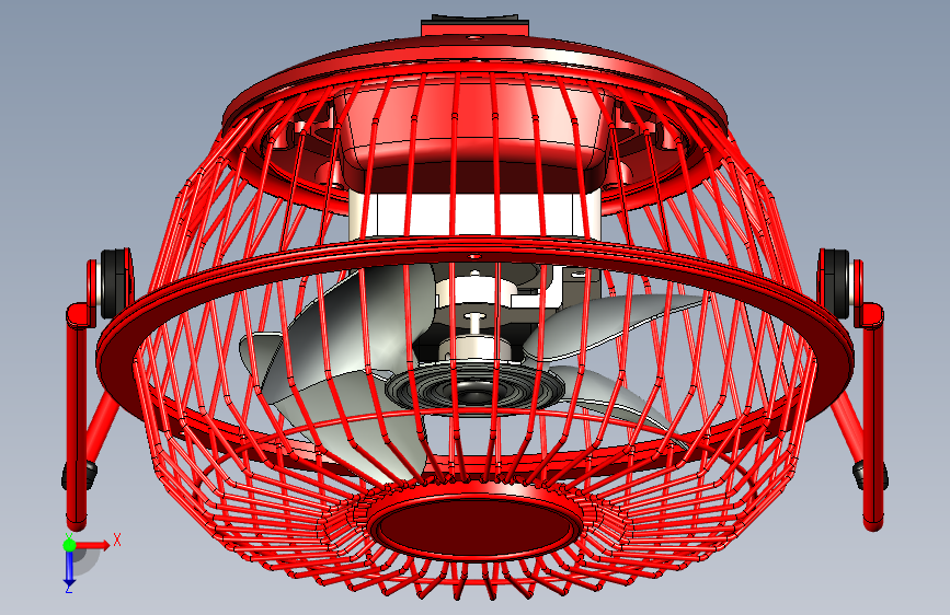 Y6619-风扇+desk-fan+SW 俯视图