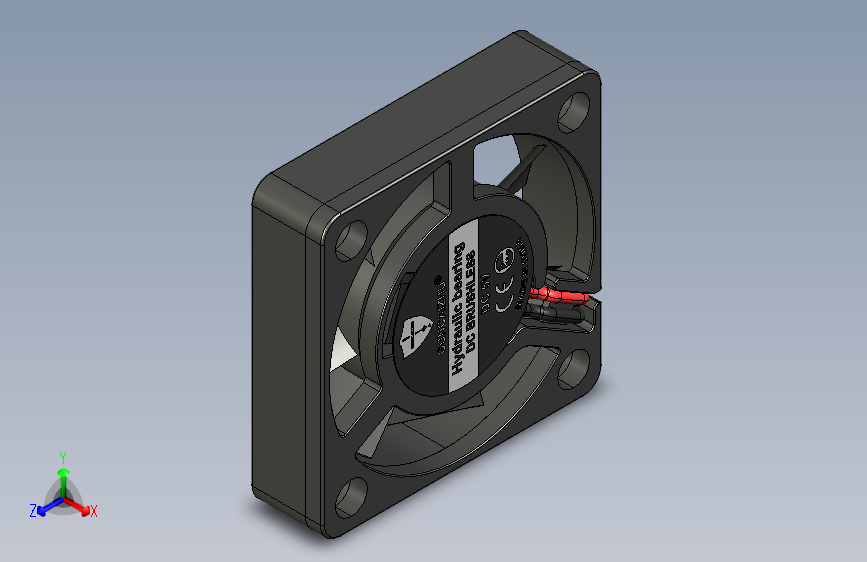 Y6625-风扇+fan-30x30x8-dc5v-guncaizhu+STP