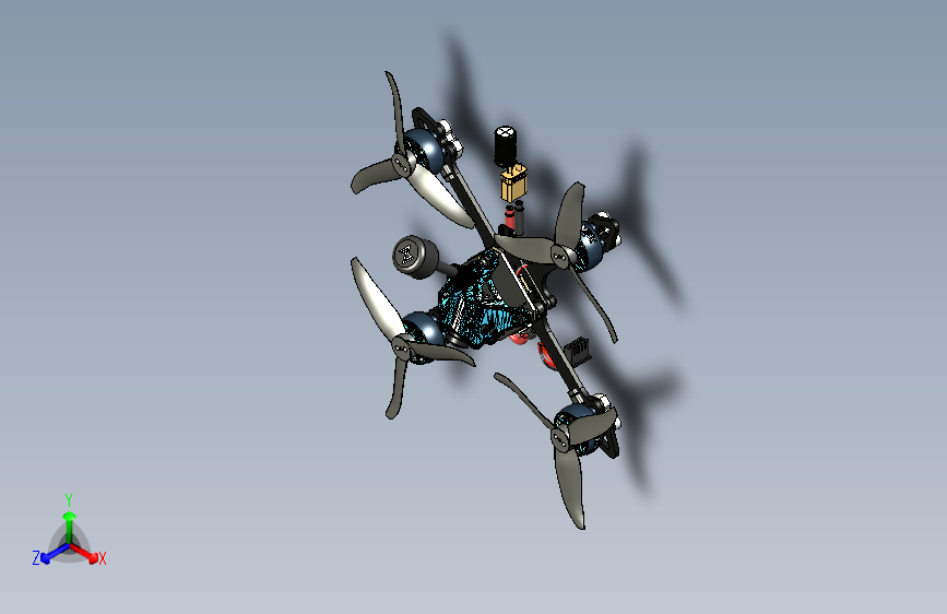 G00803-MultiGP+3_+3S+微型牙签赛车无人机-无人机