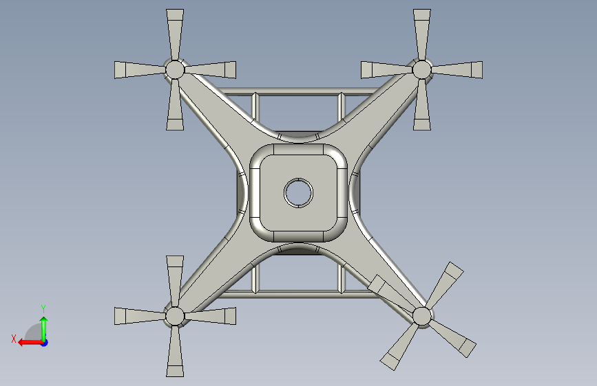 G00826-Social_impact_drones_c7.stp无人机-无人机 背面视图