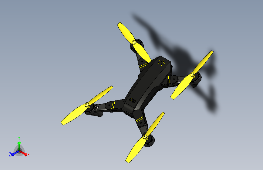 G00827-SolidWorks+展示：简单的无人机设计-无人机