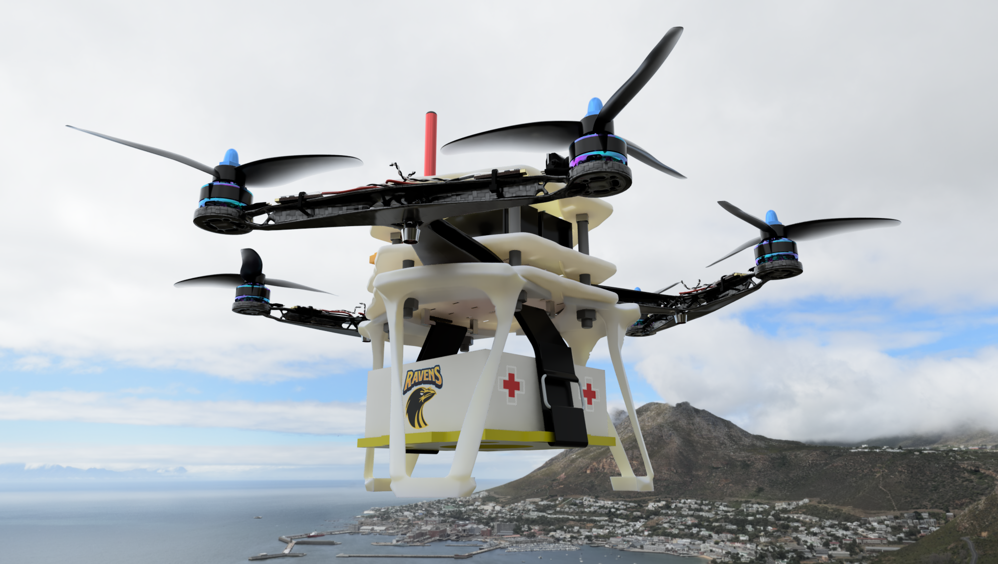 G00896-带有效负载的多旋翼无人机-无人机