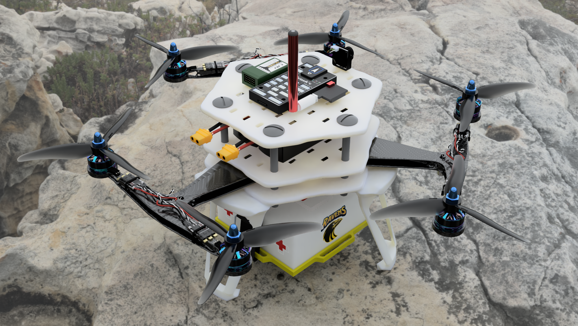 G00896-带有效负载的多旋翼无人机-无人机