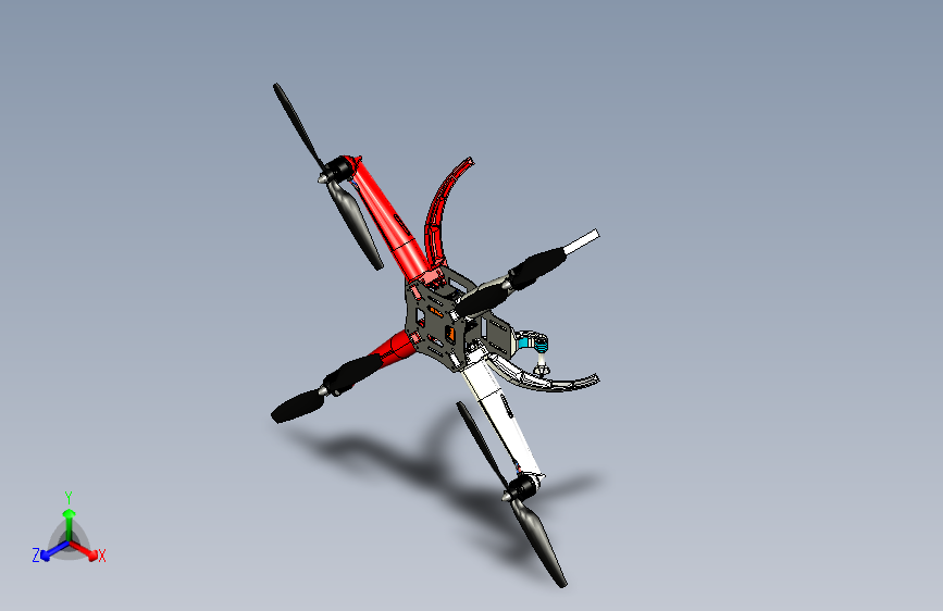 G01097-无人机+f450+可打印-无人机