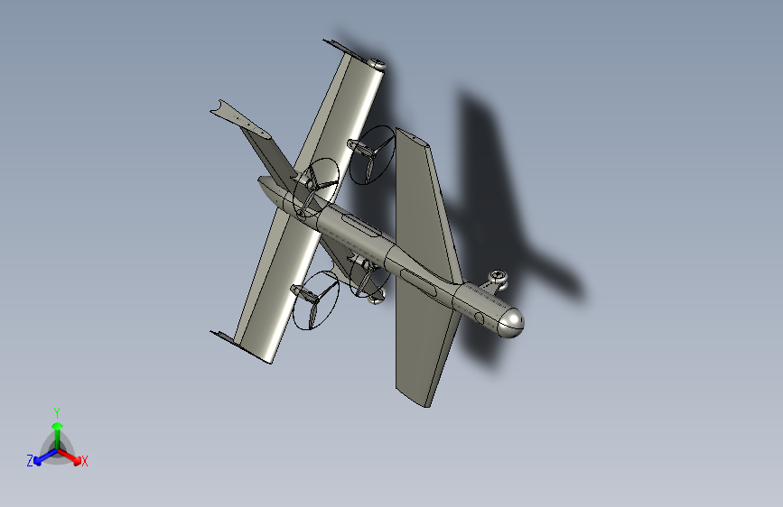 G01117-无人机_Vtol_X4-无人机