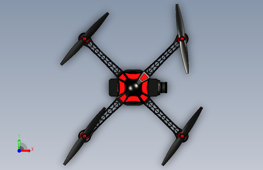 G01137-无人机27-无人机 正面视图