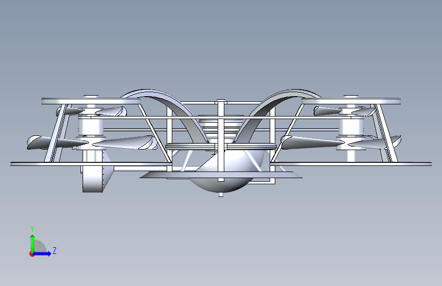 G01158-无人机53-无人机 左侧视图