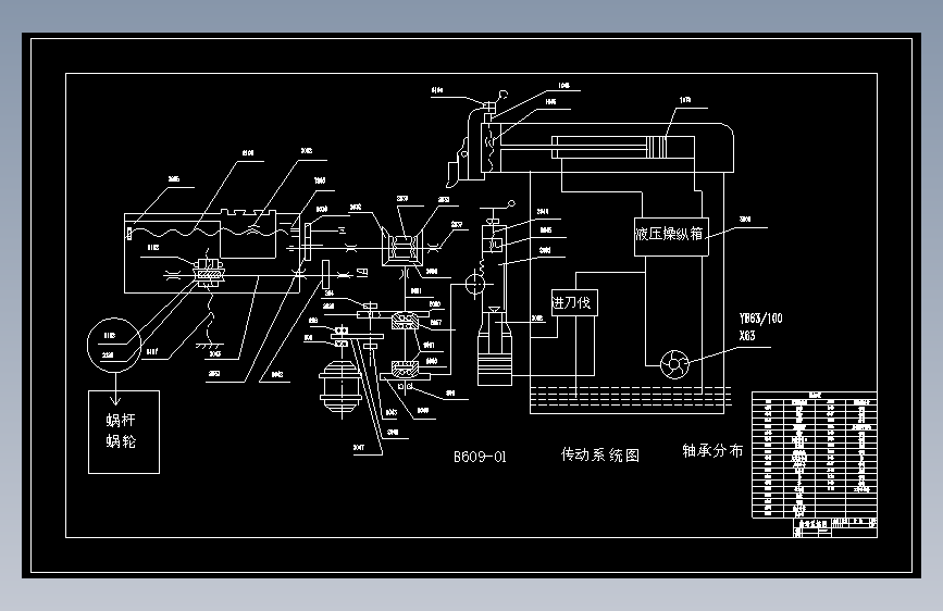 B690型牛头刨床的液压及控制系统设计含10张CAD图