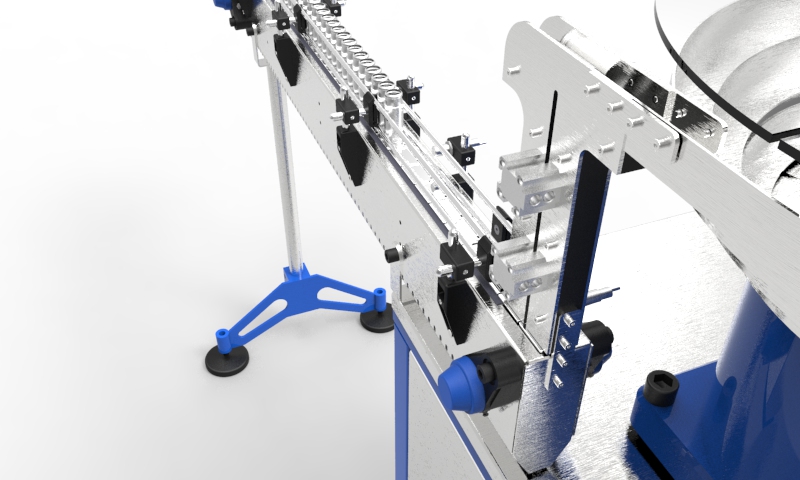 铝罐给料机3D图纸 H821 非标自动化设备3D图纸3D模型