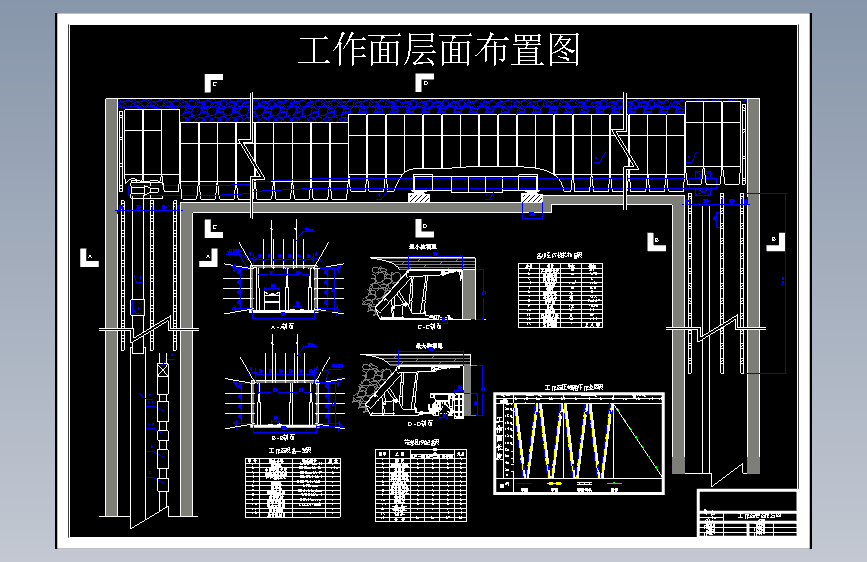 开元煤矿1.8Mta新井设计含5张CAD图