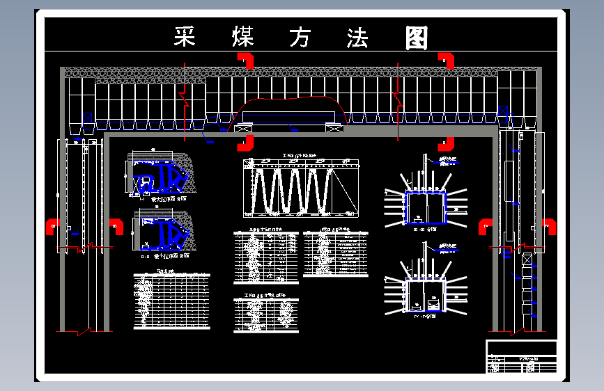 跃进煤矿2.4 Mta新井设计含5张CAD图