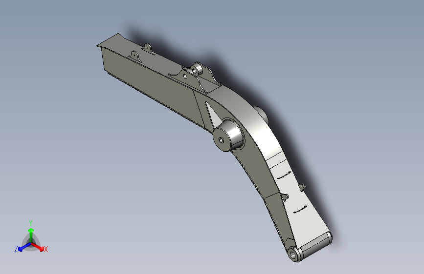 S0222-SY215C-8挖掘机动臂结构设计（cad+pro+说明书）