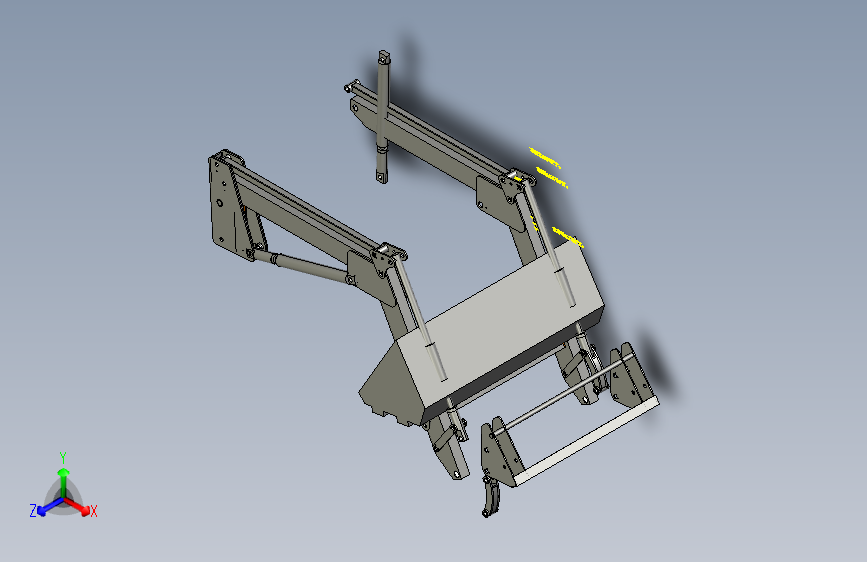 S1697-装载机工作机构的设计（cad+pro+说明书）