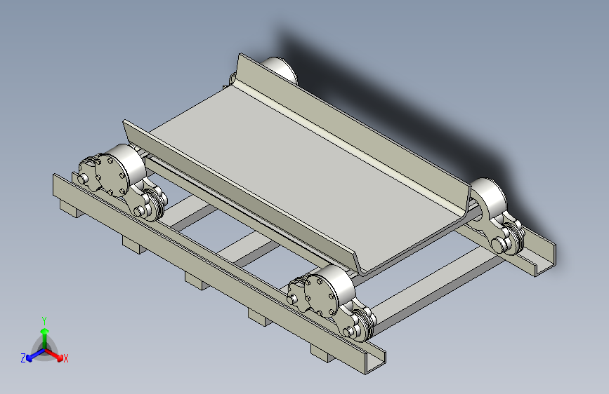 S1031-有轨装车机机行走机构设计分析(sw+cad+说明书)