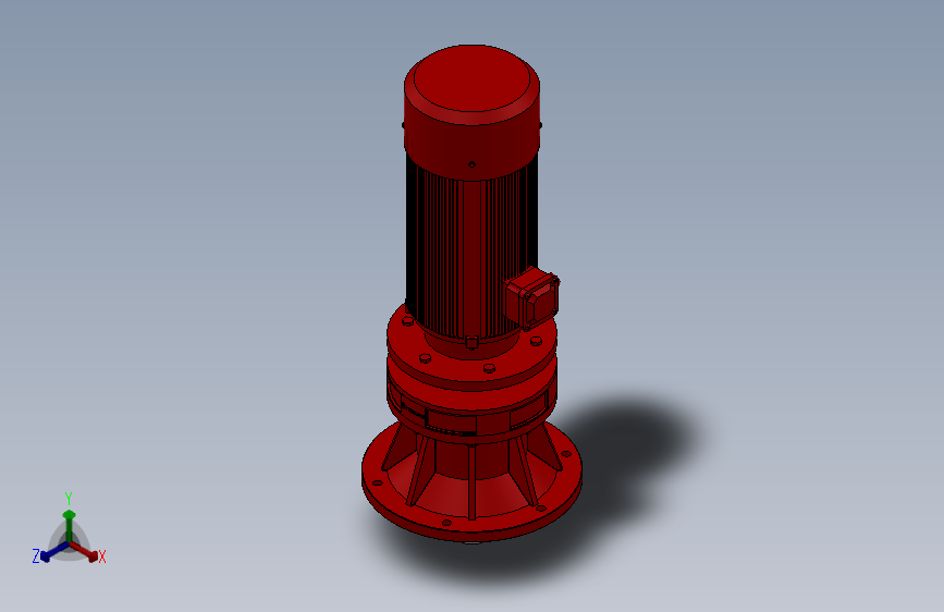 XLD型立式单级摆线减速机[XLD4-4-23KW-]