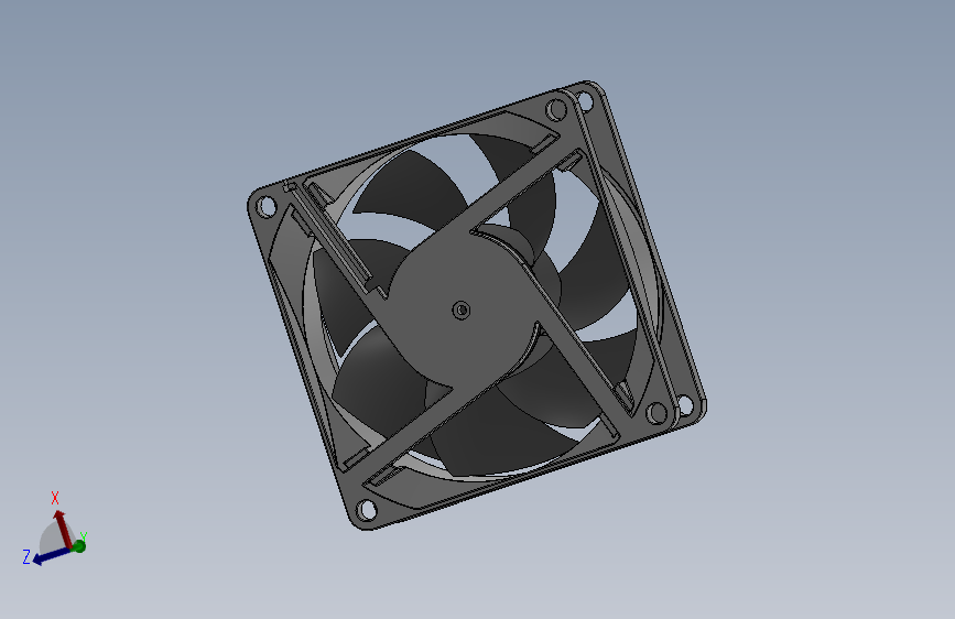 电脑风扇pc-cooling-fan-80x80x25 格式：SW STP