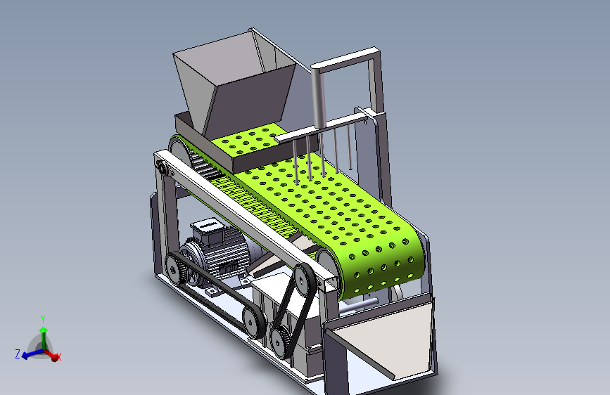 大枣红枣冬枣鲜枣去核机设计含CAD图纸+solidworks三维模型+说明