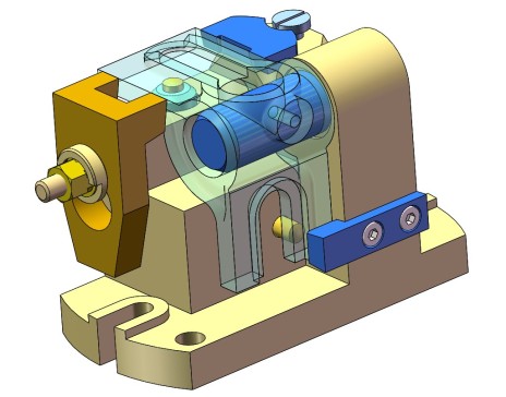 拨叉铣床夹具solidworks模型