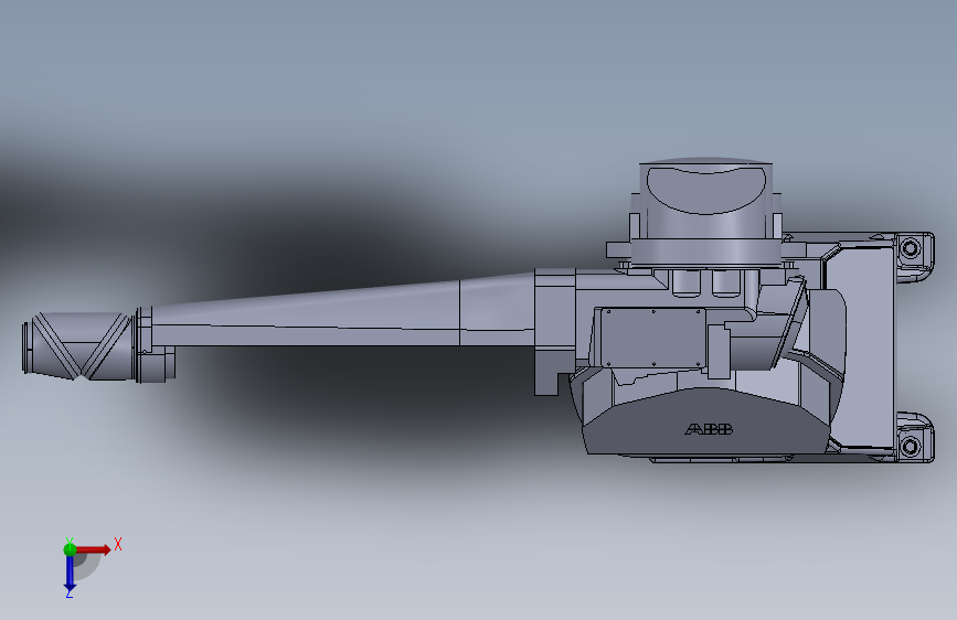IRB 5500-22_23__FlexPainter,大型作业区域喷涂机器人 俯视图