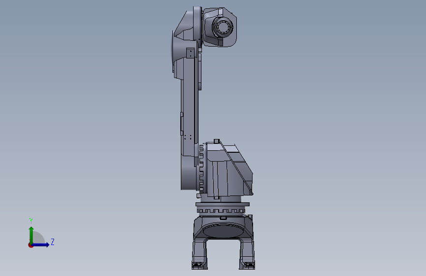 IRB 5500-22_23__FlexPainter,大型作业区域喷涂机器人 左侧视图