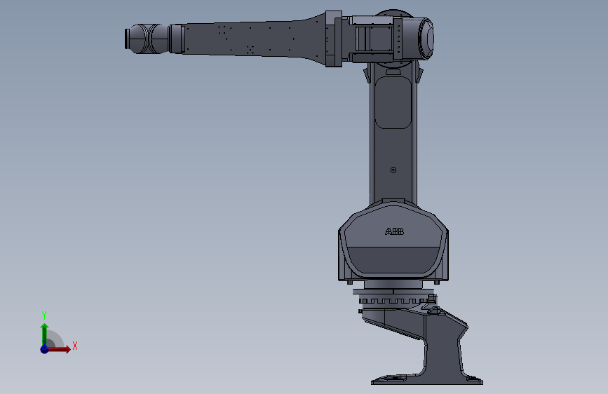 IRB 5500-22_23__FlexPainter,大型作业区域喷涂机器人 正面视图