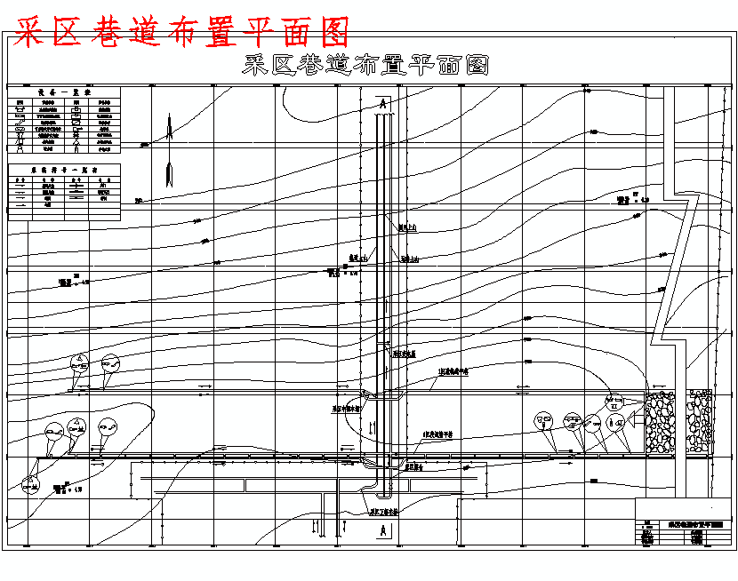 开元煤矿3.0Mta新井设计含5张CAD图
