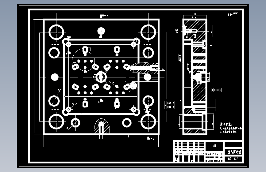 灯罩塑料模具设计-注塑模具【25张CAD图纸】