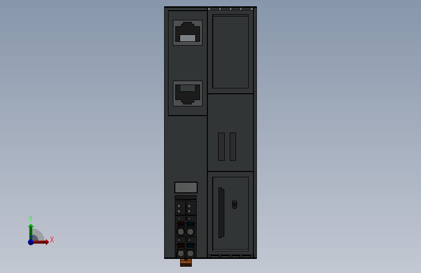 AXC 1050 XC__控制器 正面视图